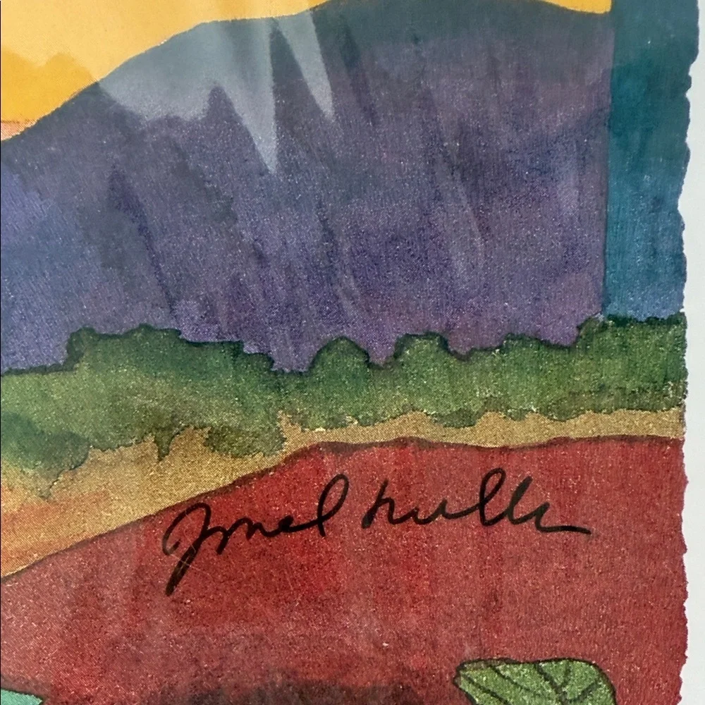 NEW Jessel Miller Watercolor Painting Angel Ease from Angels in the Vineyards - Picture 6 of 10